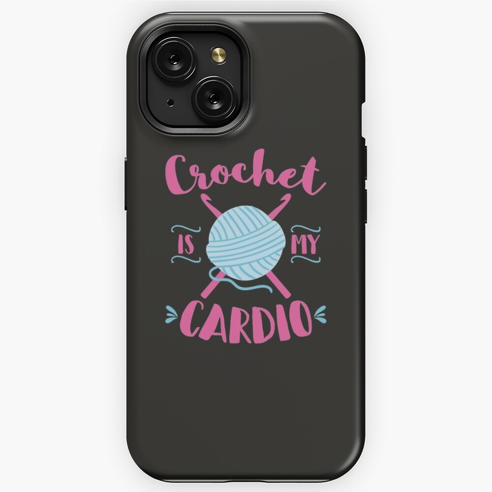 Cute and funny I'm Hooked on you Crochet hook and Yarn design iPhone Case  for Sale by Eggtooth