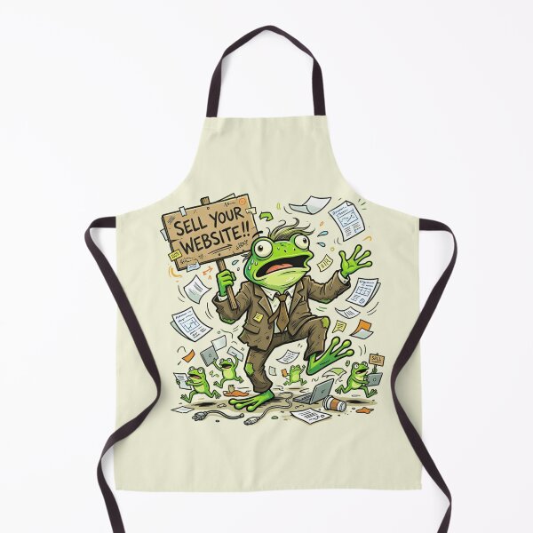 Item preview, Sell Your Website Frog T-Shirt – Funny Business Meme Frog designed and sold by ZyxDes.