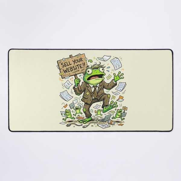 Item preview, Sell Your Website Frog T-Shirt – Funny Business Meme Frog designed and sold by ZyxDes.