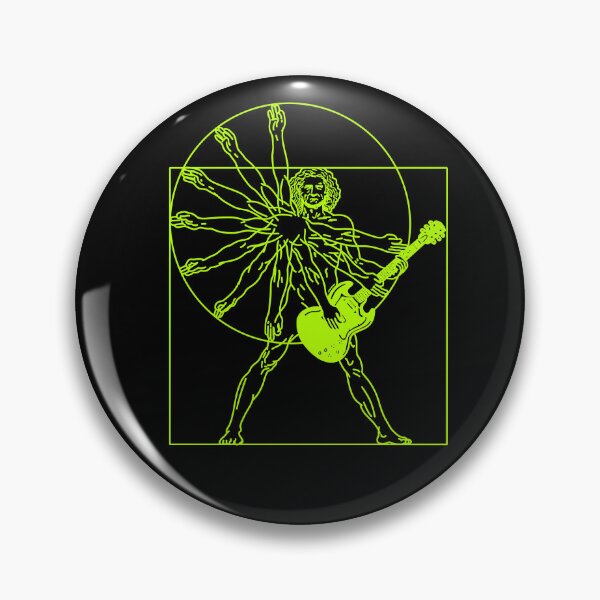 Item preview, Vitruvian Rockstar (neon green) designed and sold by ZERO-MIND.