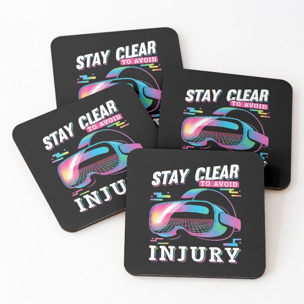 Item preview, Stay Clear To Avoid Injury VR Gamer Funny  designed and sold by FGTV2021.
