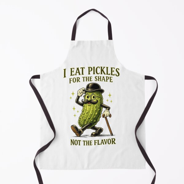 Item preview, I Eat Pickles For The Shape Not The Flavor T-Shirt, Funny Pickle Lover Gift, Sarcastic Food Humor Graphic Tee designed and sold by HB ART.