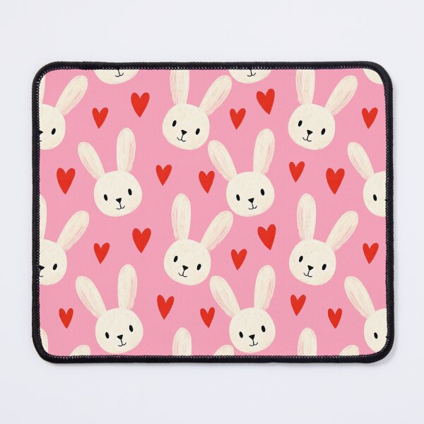 Item preview, Seamless Bunny Pattern Cute Rabbit Hearts Digital Paper, Valentine Pattern, Nursery Animal Print, Kids Fabric Design, Love Background, Baby Shower Decor designed and sold by FRH Design ⭐⭐⭐⭐⭐.