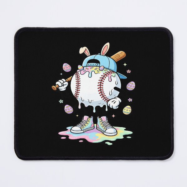 Item preview, Easter Baseball Bunny Funny Melting Pastel designed and sold by miaa-artistshop.