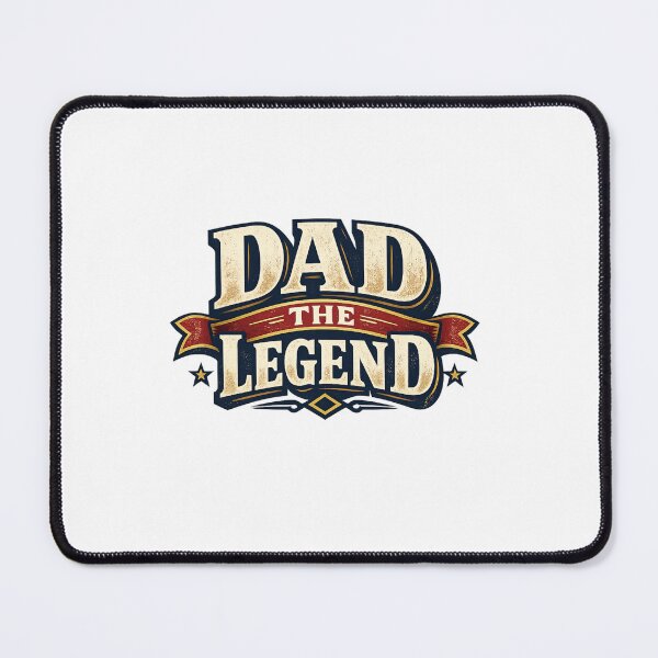 Item preview, Dad the Legend - Vintage Badge Typography designed and sold by MKreative Studio.