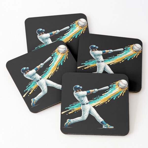 Item preview, Baseball Drip Splash Hitting Action Cool designed and sold by miaa-artistshop.