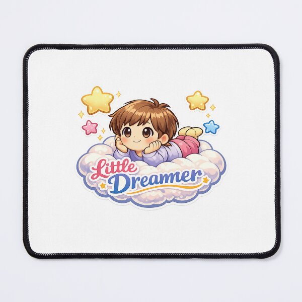 Item preview, Little Dreamer - Cute Child on Cloud with Stars designed and sold by MKreative Studio.