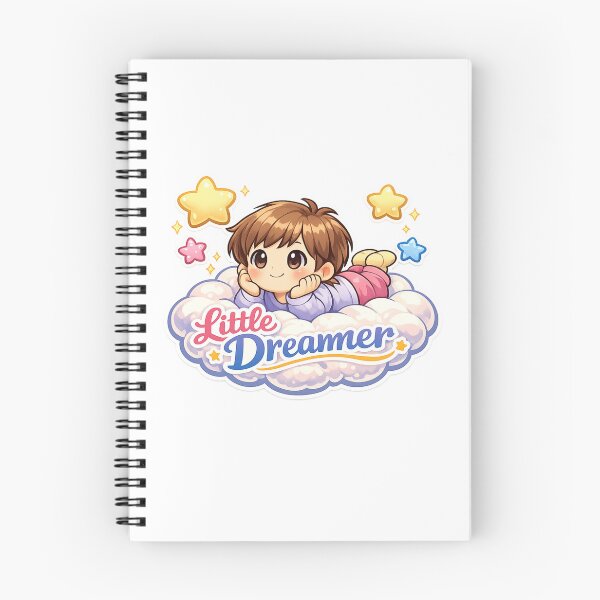 Item preview, Little Dreamer - Cute Child on Cloud with Stars designed and sold by MKreative Studio.