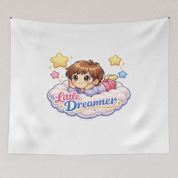 Item preview, Little Dreamer - Cute Child on Cloud with Stars designed and sold by MKreative Studio.