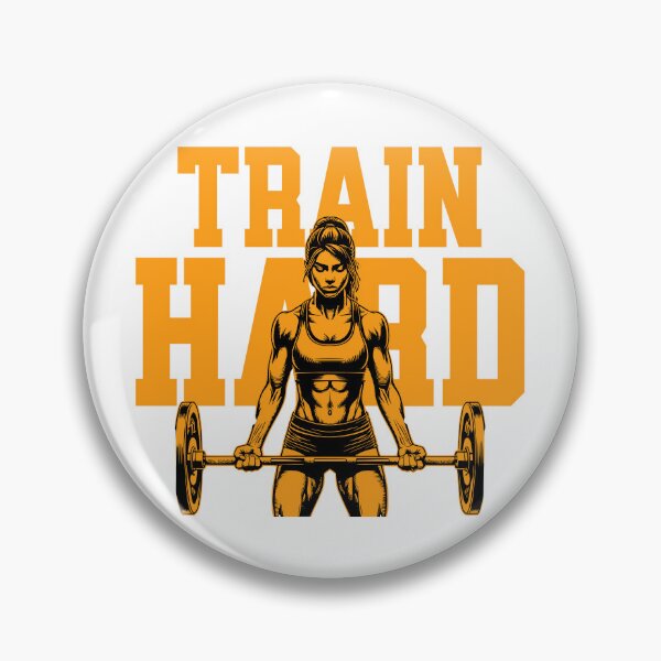Item preview, Train Hard – Fitness Motivation designed and sold by ByZimbo.