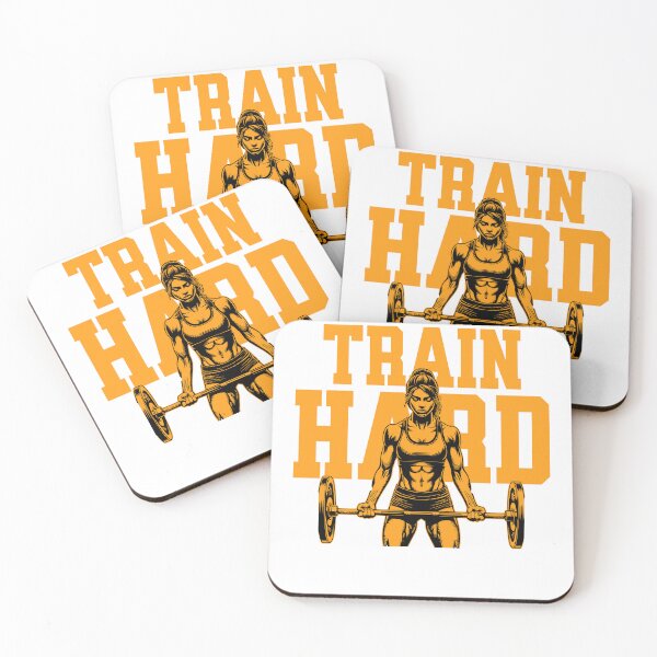 Item preview, Train Hard – Fitness Motivation designed and sold by ByZimbo.