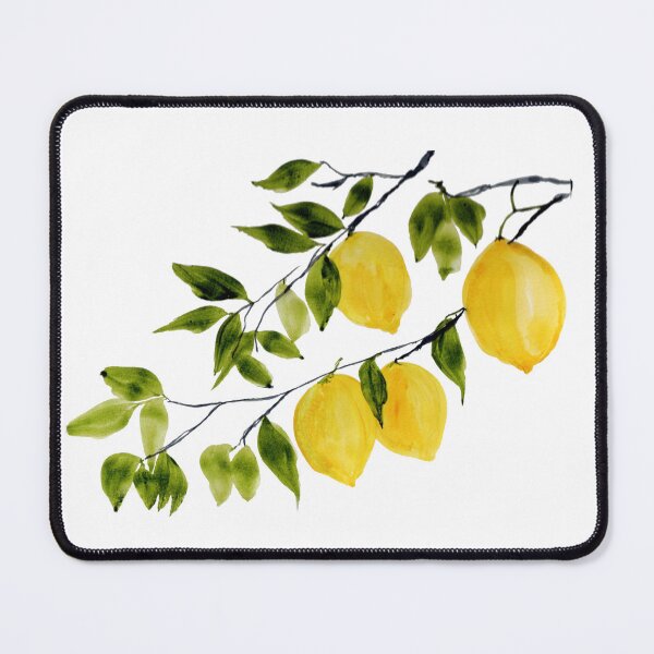 Item preview, Lemonloaded- my watercolour lemon tree branches laden with fruit designed and sold by RPrince1.
