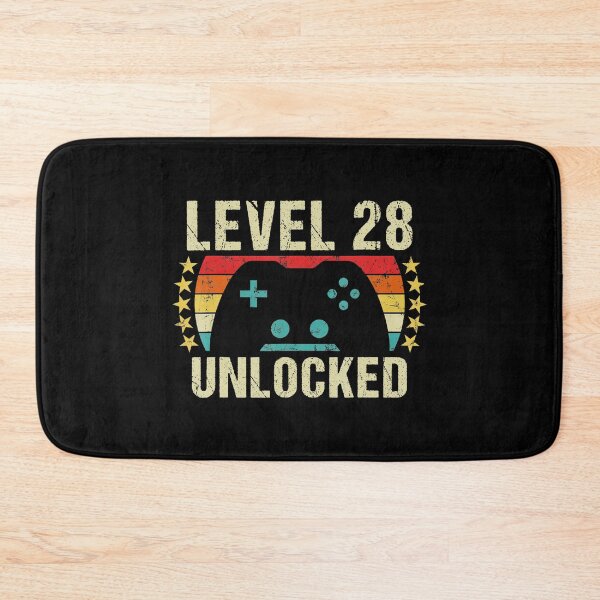 Item preview, Level 28 Unlocked Gamer Birthday Vintage Style  designed and sold by FGTV2021.