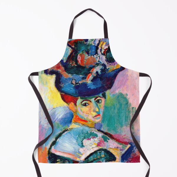 Item preview, Woman With a Hat by Henri Matisse: Fauvist Portrait Fine Art Print designed and sold by artofuniverse.