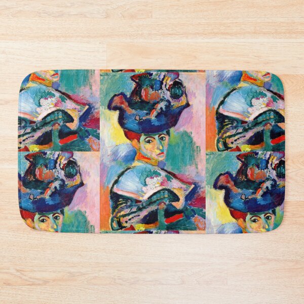 Item preview, Woman With a Hat by Henri Matisse: Fauvist Portrait Fine Art Print designed and sold by artofuniverse.