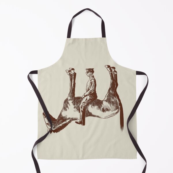 Item preview, Upside Down Horse Rider - Surreal Art - hand-drawn designed and sold by ZERO-MIND.
