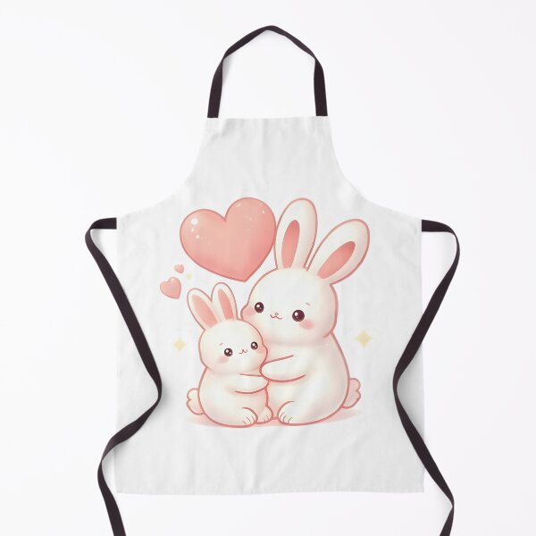 Item preview, Kawaii Mama Bunny & Baby Snuggles – Cute Mother’s Day Bunny Art, Pastel Hugging Rabbits, Adorable Kawaii Animal Illustration designed and sold by SmartyWonders.