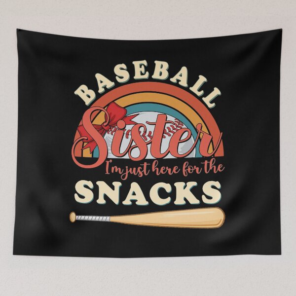 Item preview, Baseball Sister Snack Lover Funny Shirt designed and sold by KIROSALS.
