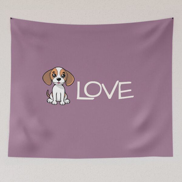 Item preview, Love Beagle designed and sold by Teacuppupdesign.