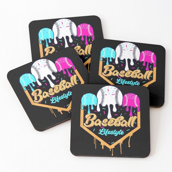 Item preview, Baseball Lifestyle Drip Ice Cream Colors Cool designed and sold by miaa-artistshop.