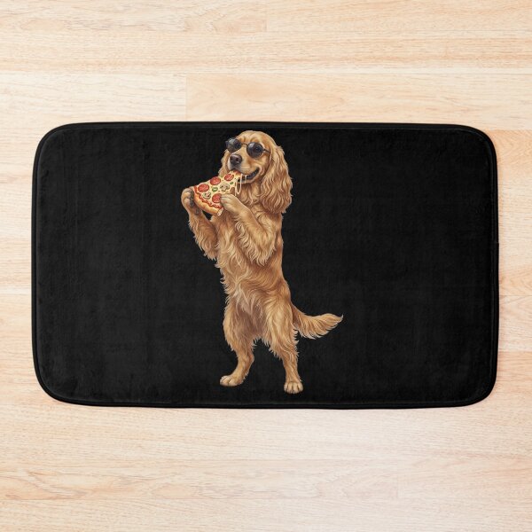 Item preview, Funny Cocker Spaniel Eating Pizza Dog Mom Dad Lover designed and sold by TerryConnells.