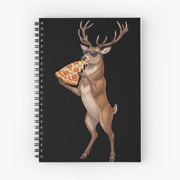 Item preview, Funny Deer Eating Pizza Animal Lover designed and sold by TerryConnells.