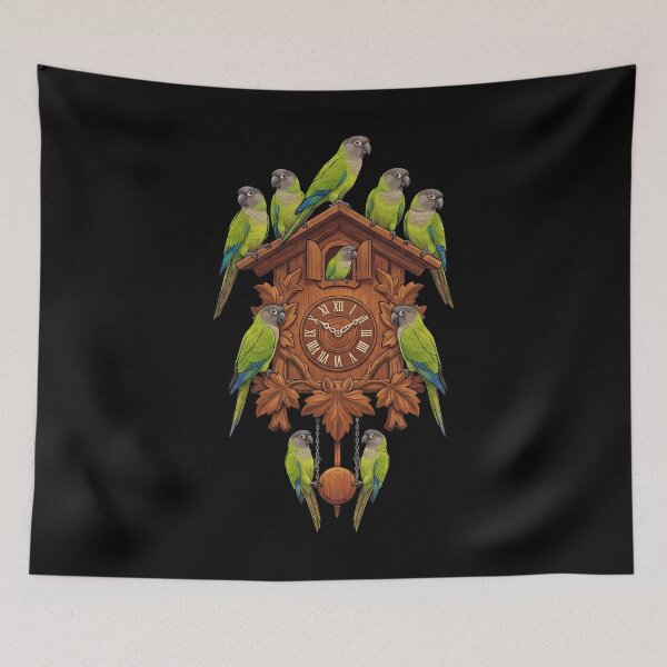 Item preview, Funny Dusky Conure Parrot Clock Mom Dad Lover designed and sold by TerryConnells.