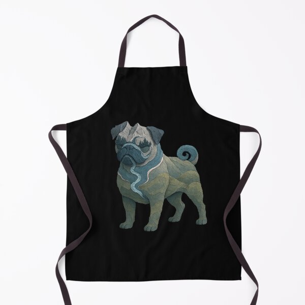 Item preview, Artistic Landscape Pug – Nature Dog Aesthetic designed and sold by printedartgoods.