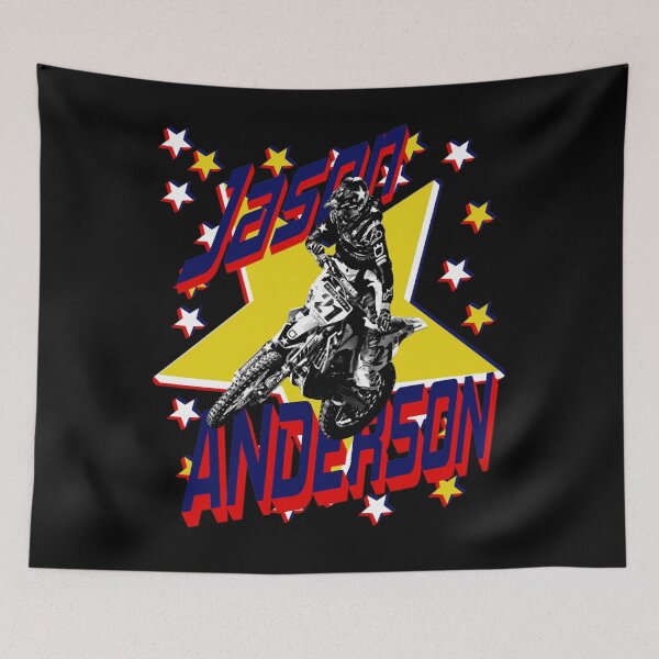 Item preview, Anderson Motocross Star Graphic Tee designed and sold by FroggyBaBoy.