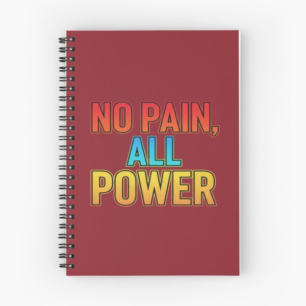 Item preview, No Pain All Power Motivation designed and sold by PrintBreeze.