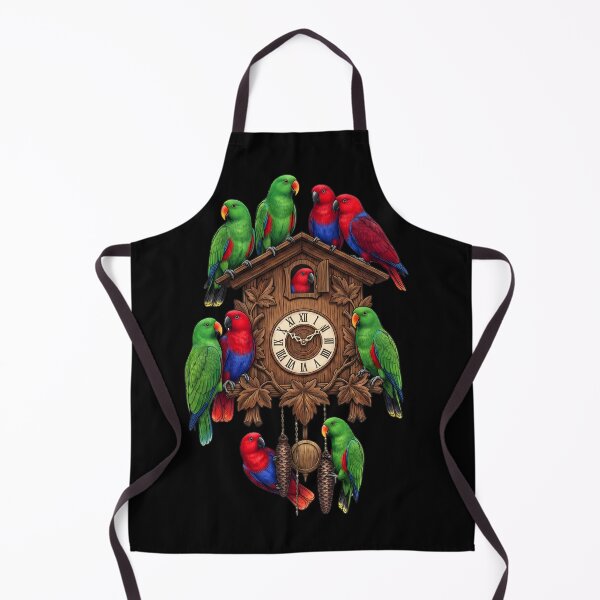 Item preview, Funny Eclectus Parrot Clock Mom Dad Lover designed and sold by TerryConnells.