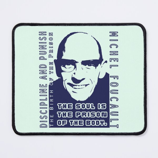 Item preview, Michel Foucault quote: The soul is the prison of the body. designed and sold by artbleed.