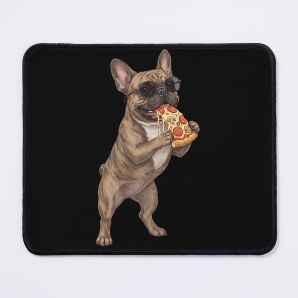 Item preview, Funny French Bulldog Eating Pizza Dog Mom Dad Lover designed and sold by TerryConnells.