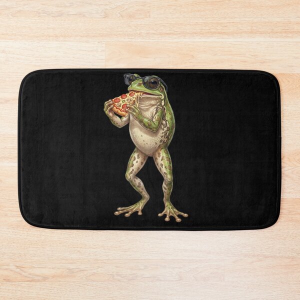 Item preview, Funny Frog Eating Pizza Animal Lover designed and sold by TerryConnells.