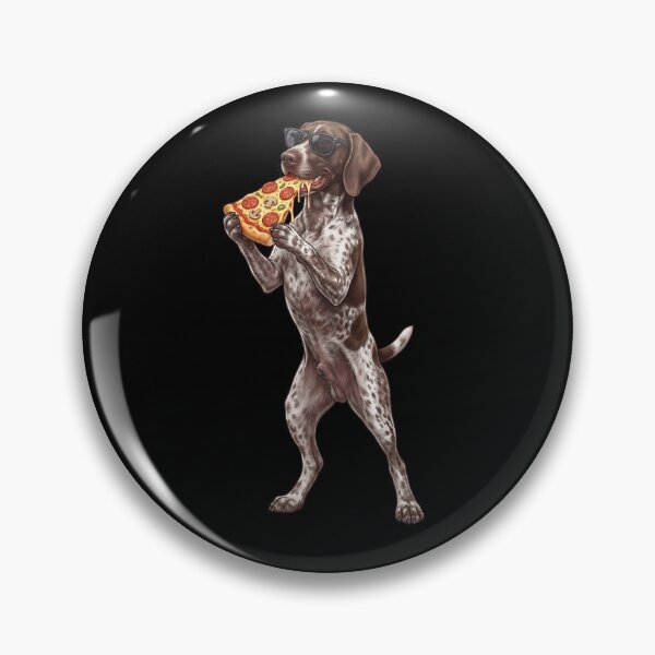 Item preview, Funny German Shorthaired Pointer Eating Pizza Dog Mom Dad Lover designed and sold by TerryConnells.