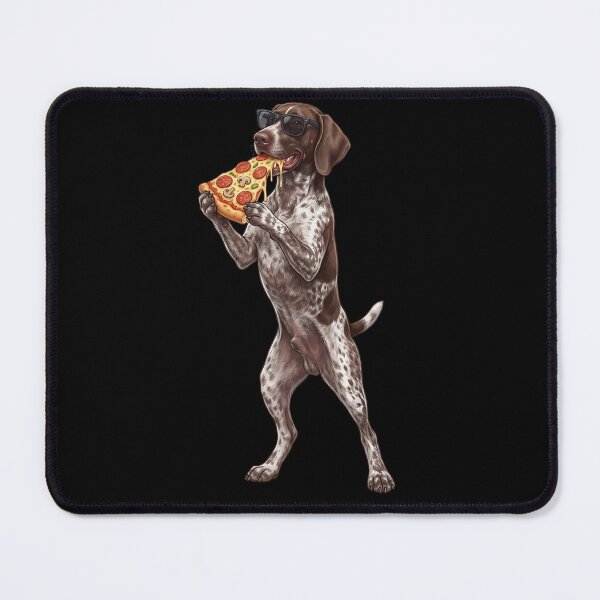 Item preview, Funny German Shorthaired Pointer Eating Pizza Dog Mom Dad Lover designed and sold by TerryConnells.