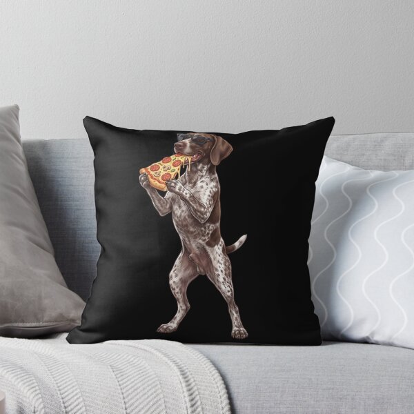 Item preview, Funny German Shorthaired Pointer Eating Pizza Dog Mom Dad Lover designed and sold by TerryConnells.