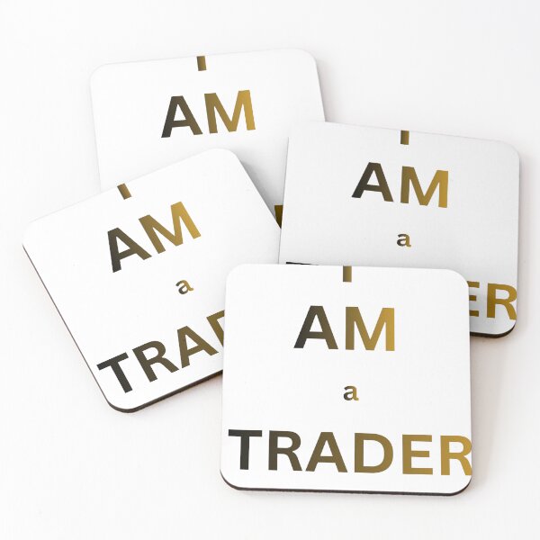 Item preview, I Am A Trader Minimal Typography Design designed and sold by PrataeAesthetics.