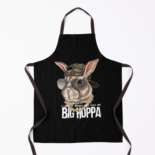 Item preview, Big Hoppa Rabbit T-Shirt Funny Hip Hop Tee Animal in Sunglasses Camo Hat Gold Chain Rap Music Gift designed and sold by OlyvieArt.