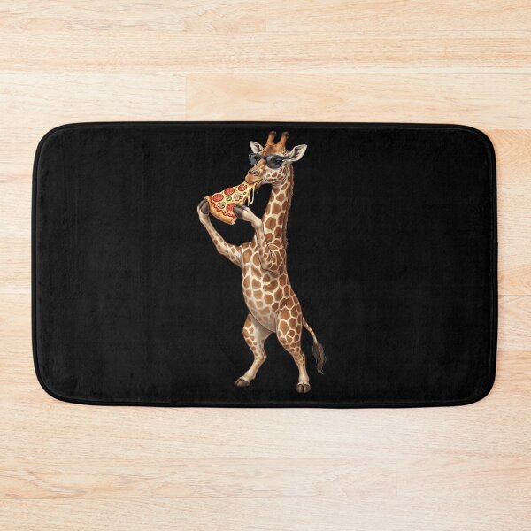 Item preview, Funny Giraffe Eating Pizza Animal Lover designed and sold by TerryConnells.