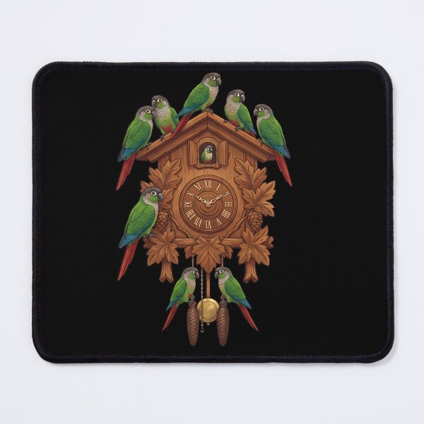 Item preview, Funny Green Cheek Conure Parrot Clock Mom Dad Lover designed and sold by TerryConnells.
