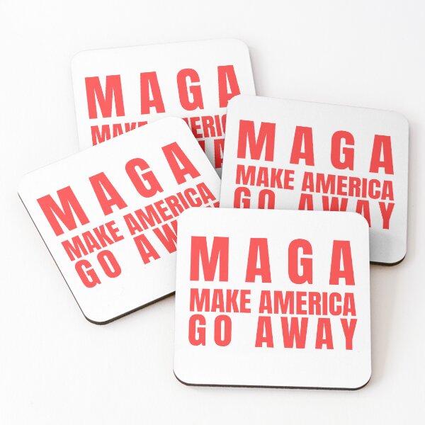 Item preview, Funny MAGA MAKE AMERICA GO AWAY NO Kings Protest Anti Trump Fascist Dictators designed and sold by Space Ghettos.