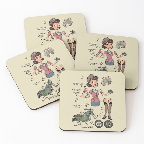 Item preview, Retro Paper Doll Chic Adventurer Traveler designed and sold by capricedefille.