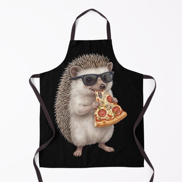 Item preview, Funny Hedgehog Eating Pizza Animal Lover designed and sold by TerryConnells.