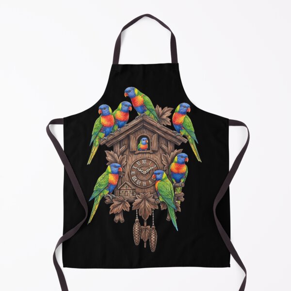 Item preview, Funny Loriinae Parrot Clock Mom Dad Lover designed and sold by TerryConnells.
