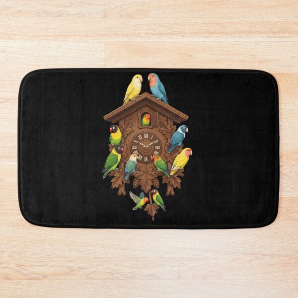Item preview, Funny Lovebird Parrot Clock Mom Dad Lover designed and sold by TerryConnells.