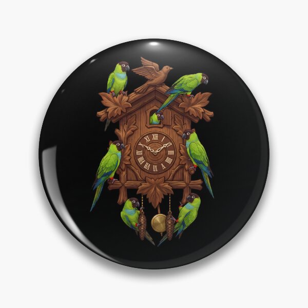 Item preview, Funny Nanday Conure Parrot Clock Mom Dad Lover designed and sold by TerryConnells.