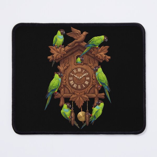 Item preview, Funny Nanday Conure Parrot Clock Mom Dad Lover designed and sold by TerryConnells.