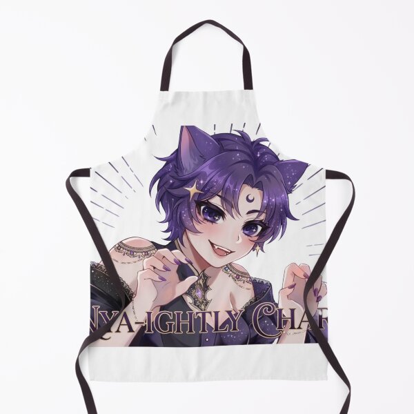 Item preview, Ethereal Celestial Goth Neko Boy with Moon and Stars designed and sold by Jbantan.