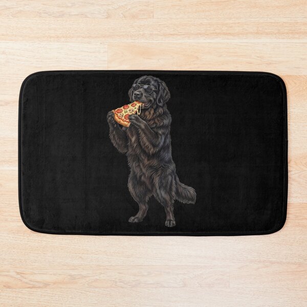 Item preview, Funny Newfoundland Eating Pizza Dog Mom Dad Lover designed and sold by TerryConnells.